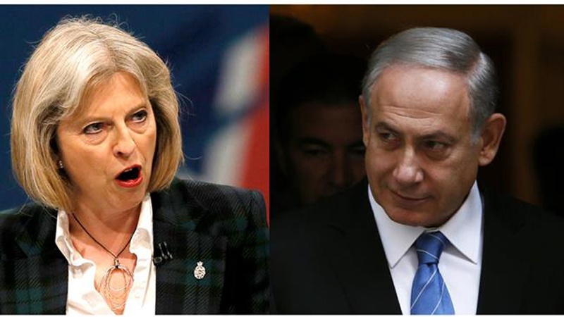 theresa may netanyahu