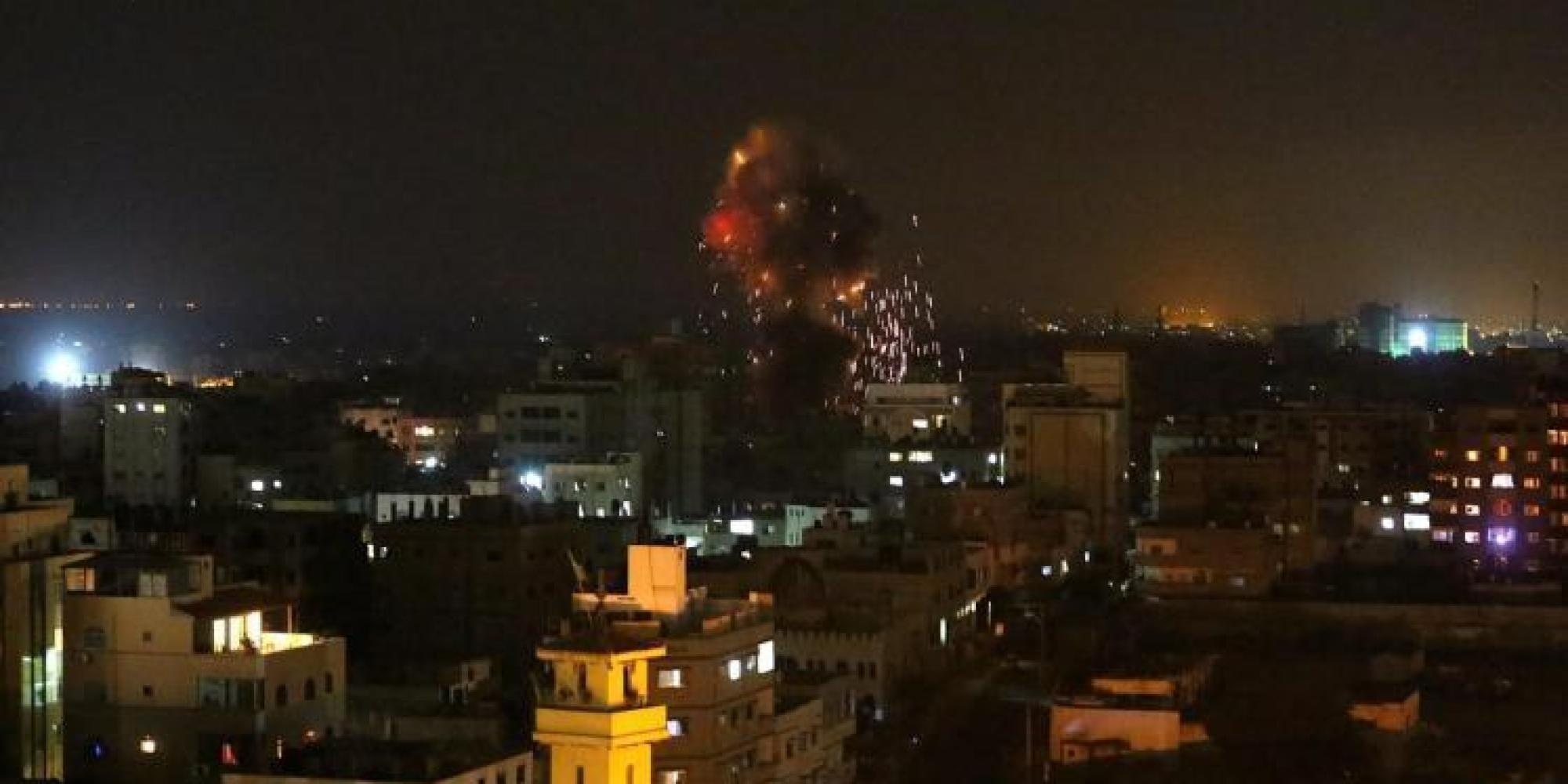 Ataque israelí contra Gaza.