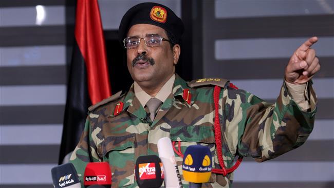 El portavoz del ENL, Ahmed Mismari