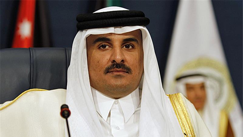 El emir de Qatar Sheij Tamim bin Hamad Al-Thani