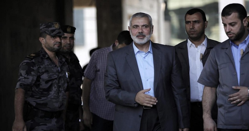 El ex primer ministro palestino y uno de los líderes del Movimiento de Resistencia Islámica (Hamas), Ismail Haniyeh