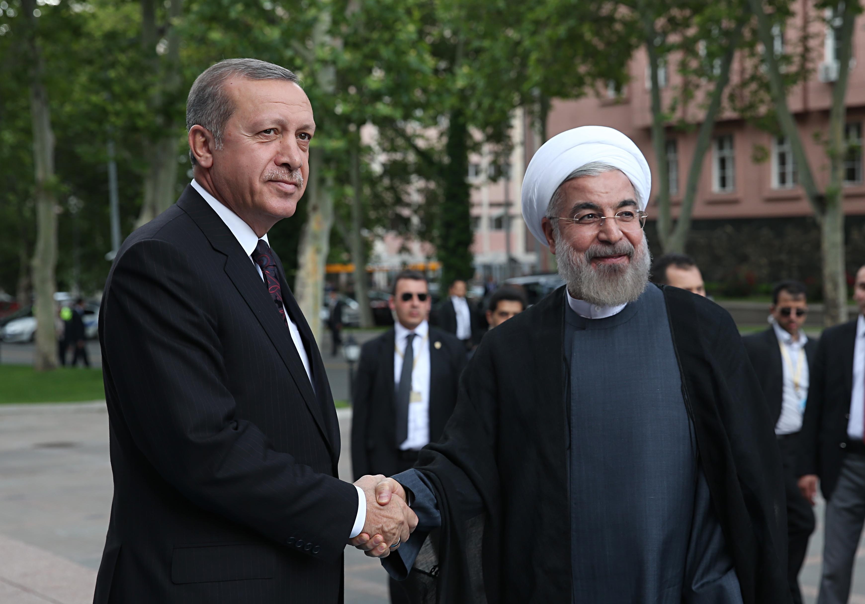 Başbakan Recep Tayyip Erdoğan, İran Cumhurbaşkanı Hasan Ruhani ile Başbakanlık Merkez Bina’da görüştü. (Kayhan Özer - Anadolu Ajansı)