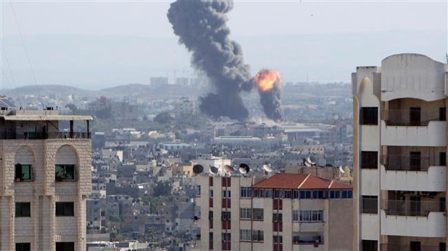 explosion-israeli-gaza