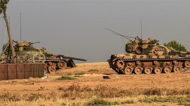 Tanques turcos en el norte de Siria