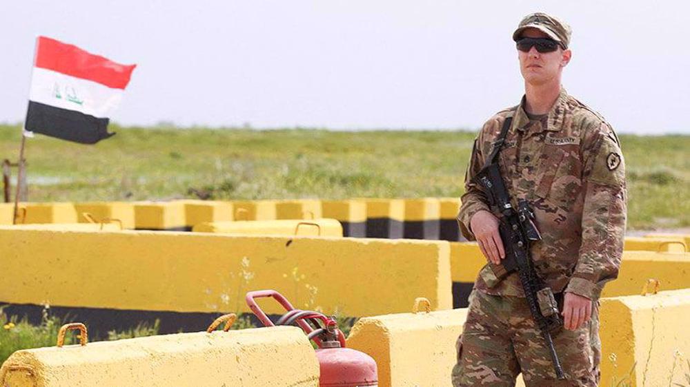 Soldado estadounidense en Iraq