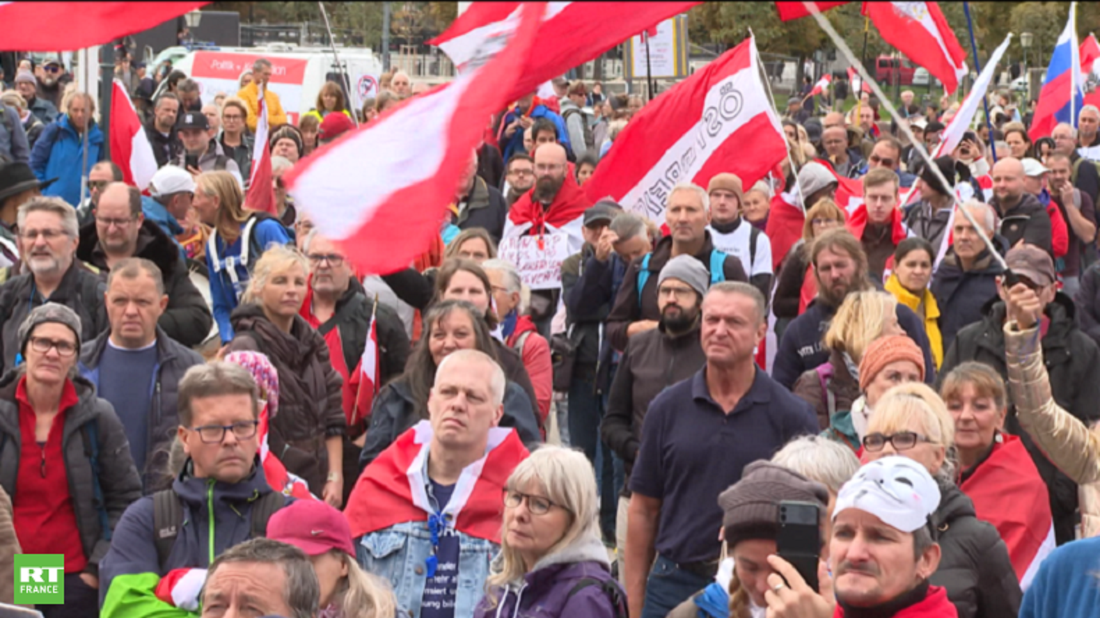 Manifestación contra los precios de la energía en Viena