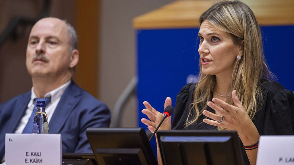 Ex vicepresidenta del Parlamento Europeo, Eva Kaili