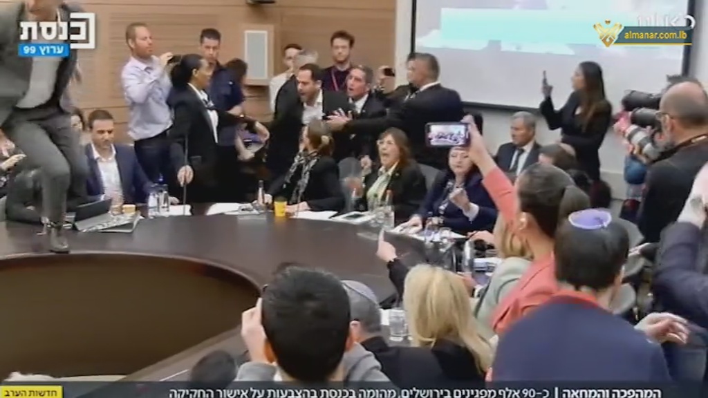 choques-parlamento-israeli