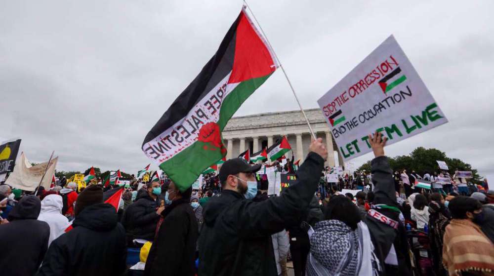 Manifestación a favor de Palestina en Washington