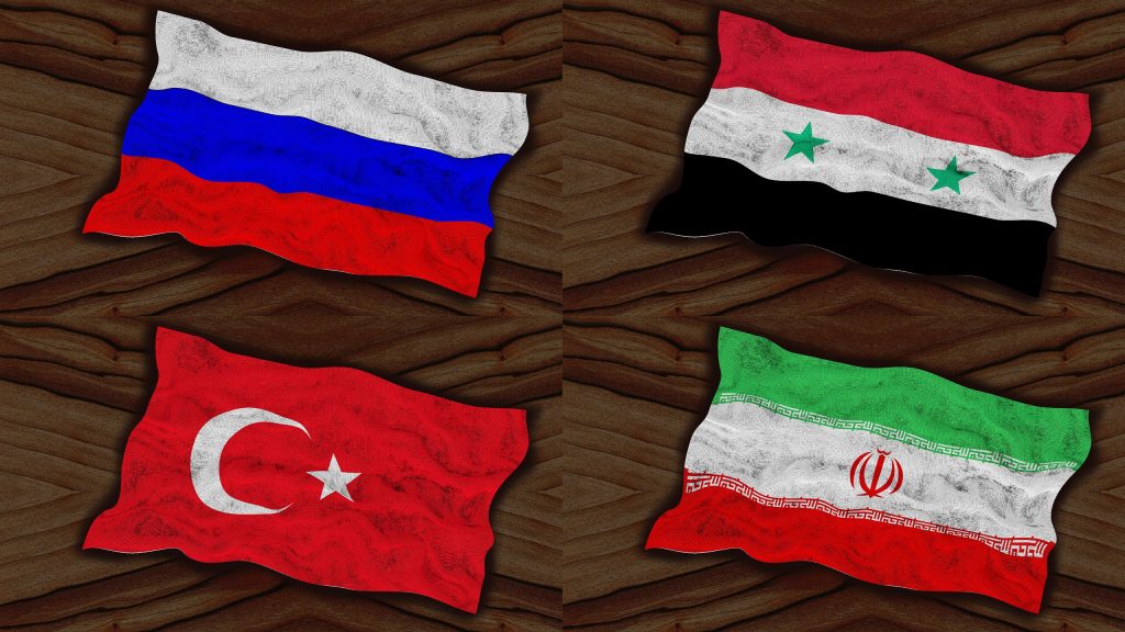banderas-siria-iran-rusia-turquia
