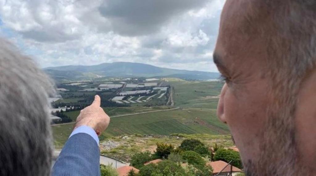 Amir-Abdollahian en la frontera entre el Líbano y la Palestina ocupada