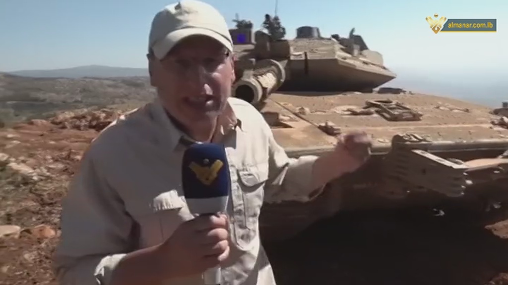 Corresponsal de Al-Manar en el sur del Líbano, Ali Shoeib