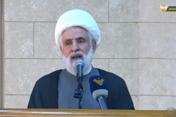 El secretario general de Hezbolá, Sheij Naim Qassem