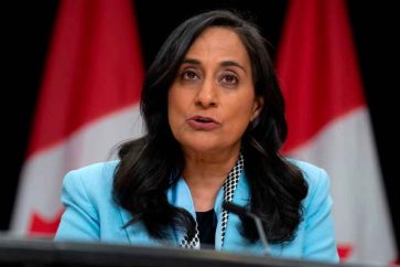 La canciller de Canadá, Anita Anand