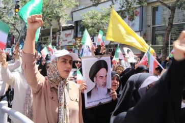 manifestacion-teheran-contra-agresion-israeli