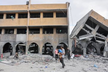 Escuela Yaffa bombardeada por "Israel" en Gaza