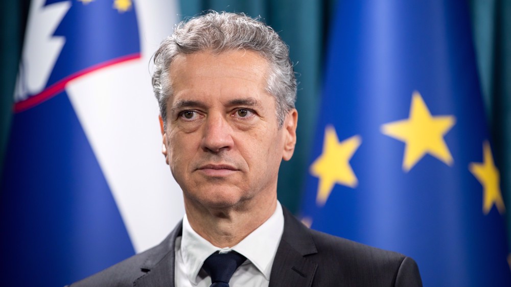 El primer ministro esloveno, Robert Golob