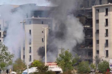 Edificio de la ciberguerra israelí destruido por un misil iraní