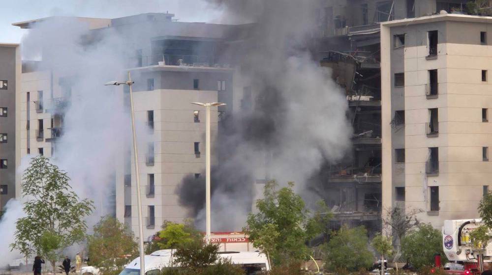 Edificio de la ciberguerra israelí destruido por un misil iraní