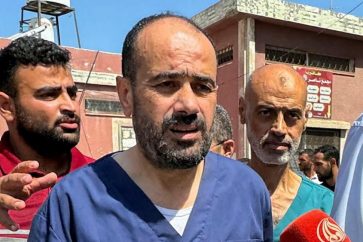 El director del Hospital Al-Shifa, Mohammed Abu Salmiya