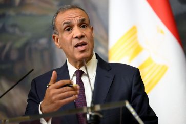 El canciller egipcio, Badr Abdelatty (Foto: Reuters)
