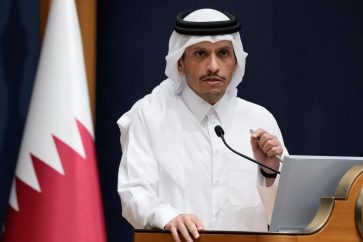 El primer ministro y ministro de Asuntos Exteriores de Qatar, sheij Mohammed bin Abdul Rahman Al Thani