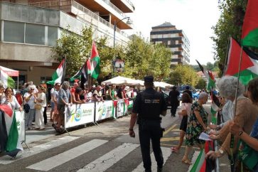 protestas espana gaza