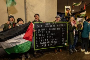 manifestacion-solidaridad-activistas-palestine-action-huelga-hambre